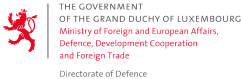 Logo of the Ministry of Foreign and European Affairs, Defence, Development Cooperation and Foreign Trade of the Government of the Grand Duchy of Luxembourg